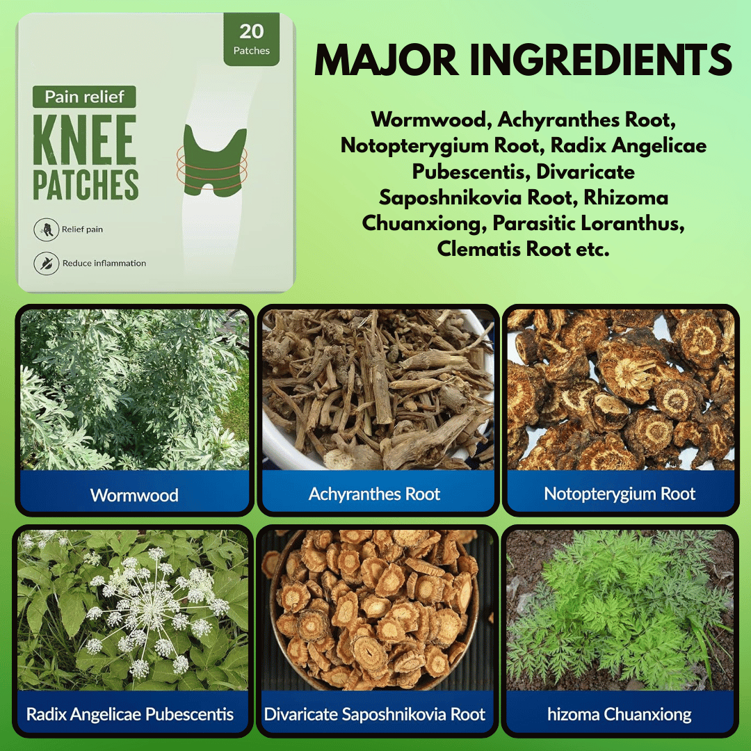 Ayurvedic Pain Relief Knee Patches
