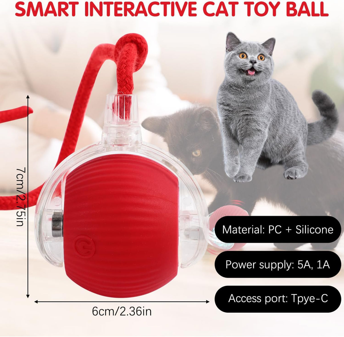 PETPLAY™ Smart Pet Toy Ball