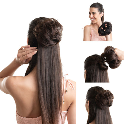 HairSnap™ Scrunchie (BUY 1 GET 1 FREE ) Black & Brown