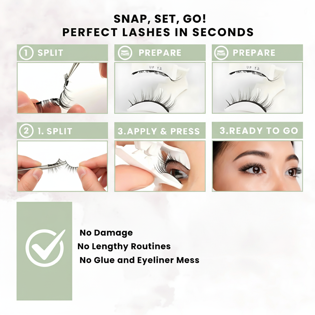 Supreme® Magnetic Eyelashes (Free Applicator)