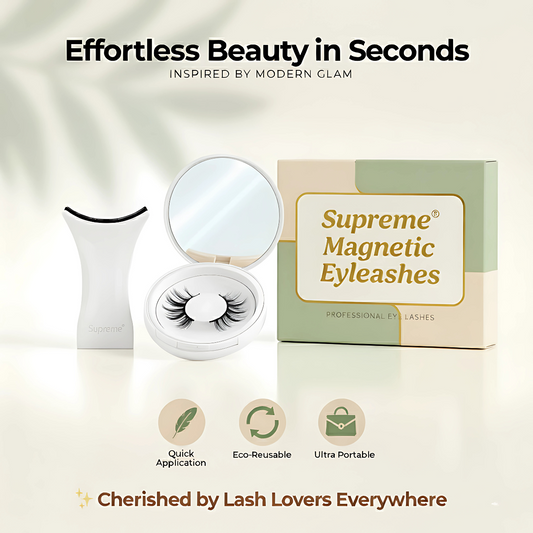 Supreme® Magnetic Eyelashes (Free Applicator)